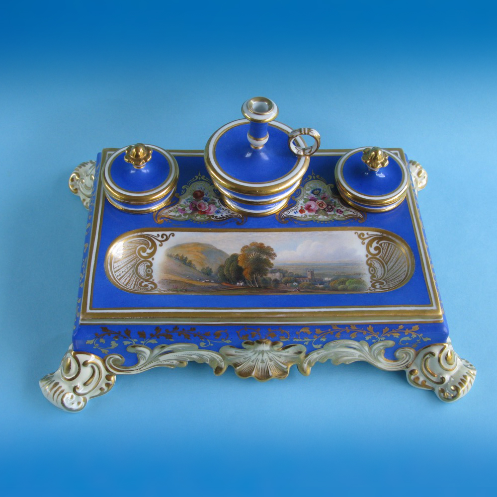 SOLD – Chamberlain Worcester Inkstand