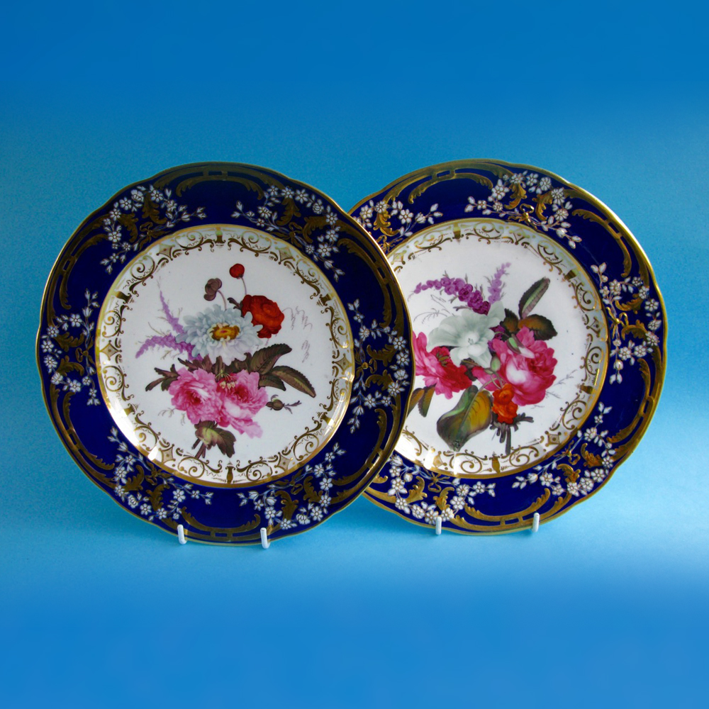 SOLD – Pair of Coalport plates
