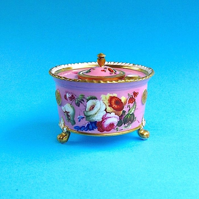SOLD – Minton inkwell