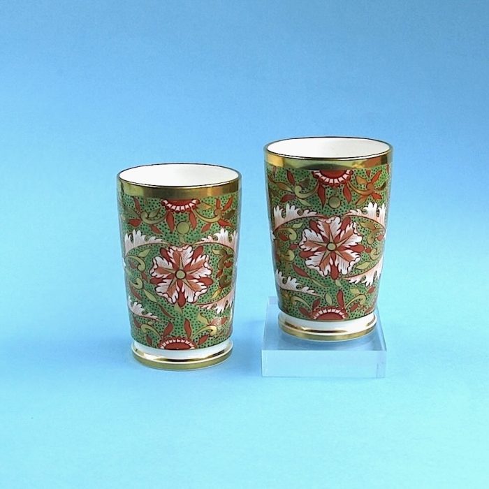 Item No. 2107 – Pair Derby (King Street) spill vases