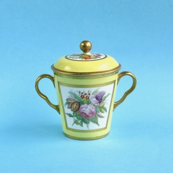 Item No. 2050 – Coalport chocolate cup and cover